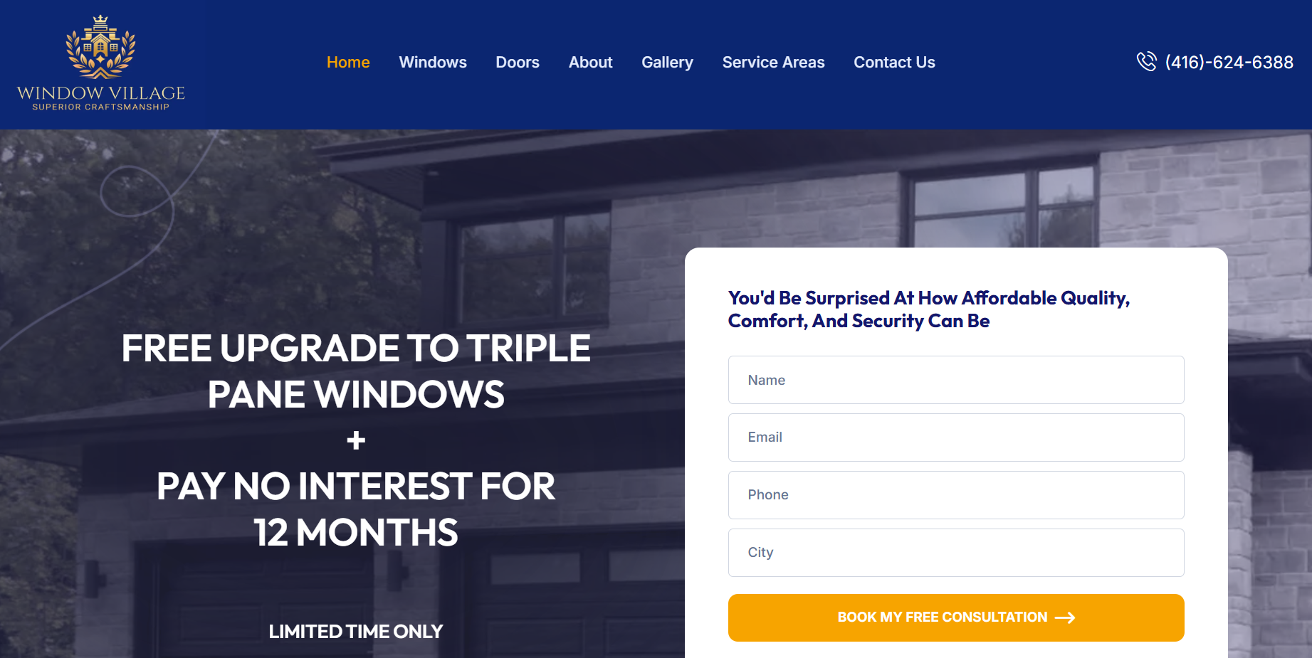 Window Village homepage