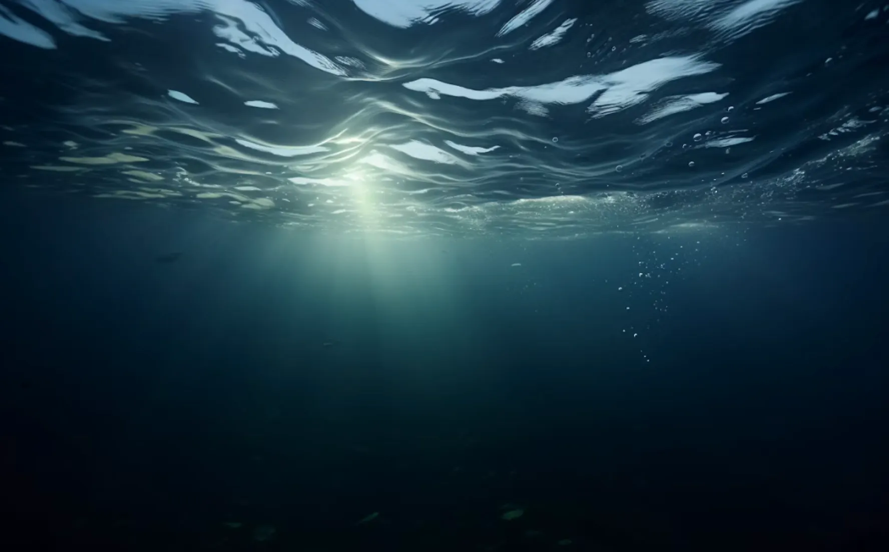 Surface de l'eau lumière du soleil