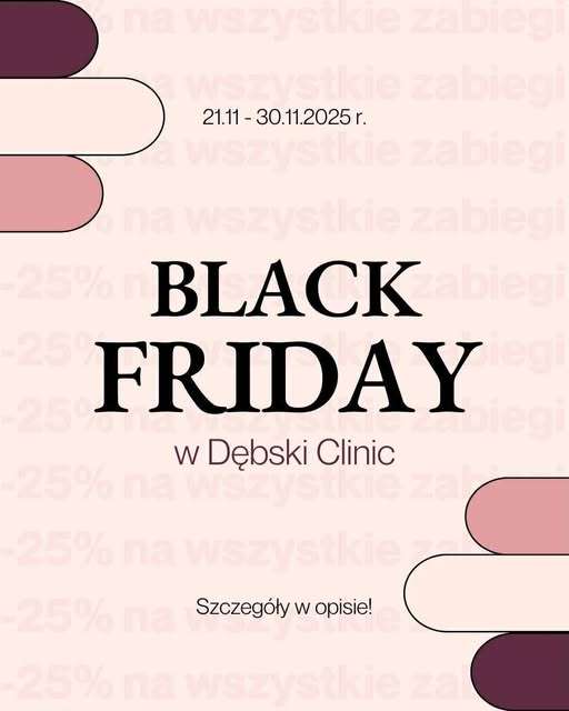 Black Friday w Dębski Clinic – czas START!