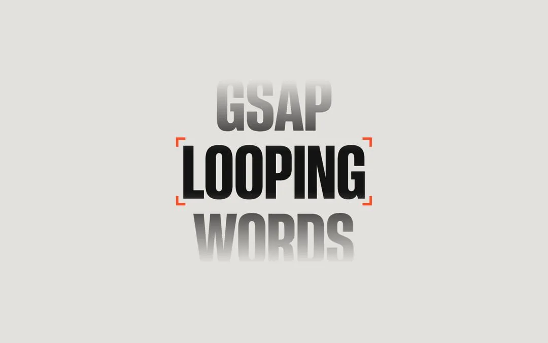 Looping Words with Selector