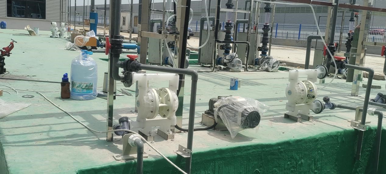 PP AODD Pumps for Wastewater Treatment