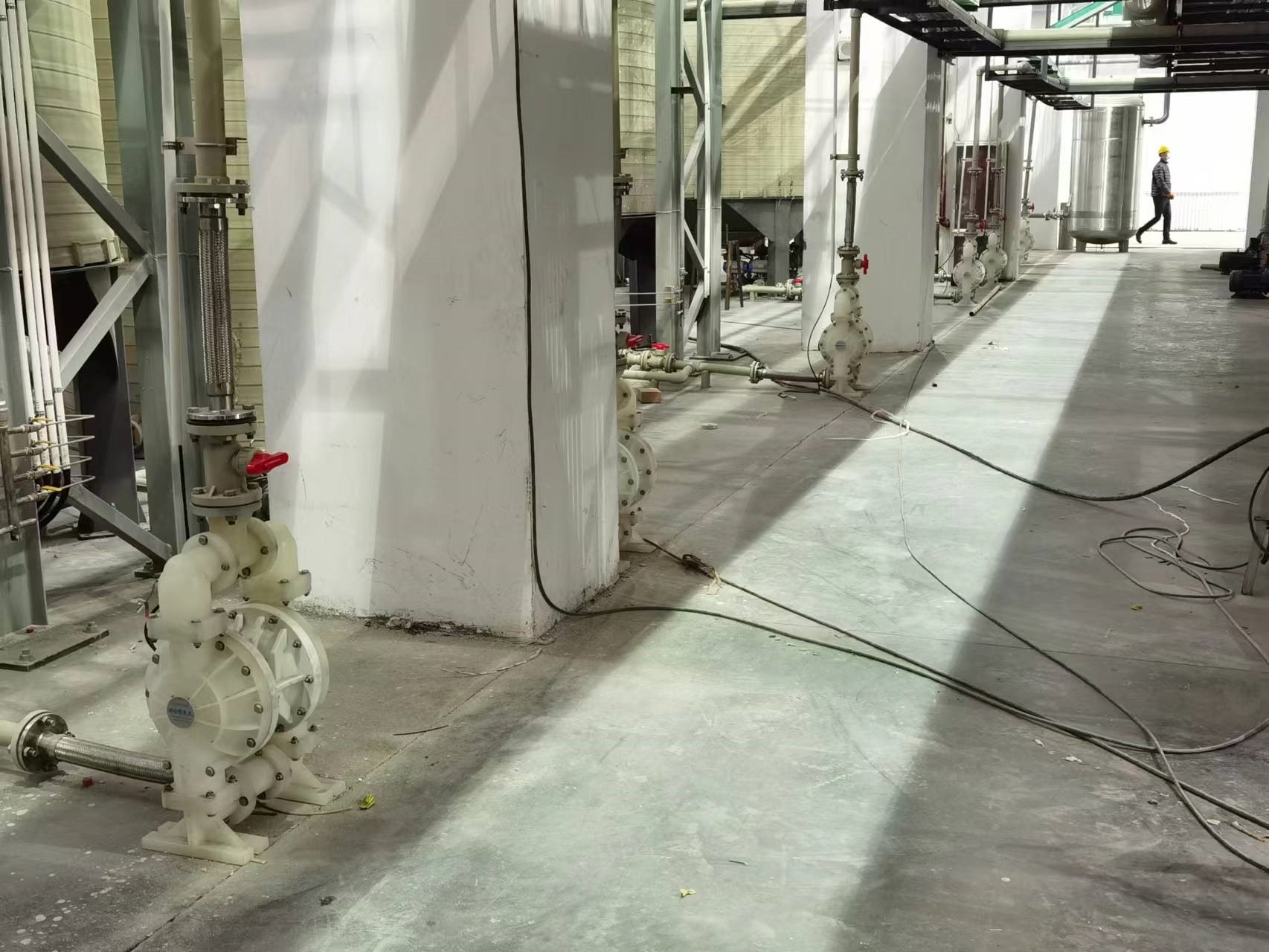 Case Study 2-Inch Polypropylene Diaphragm Pump for Battery Slurry Transfer