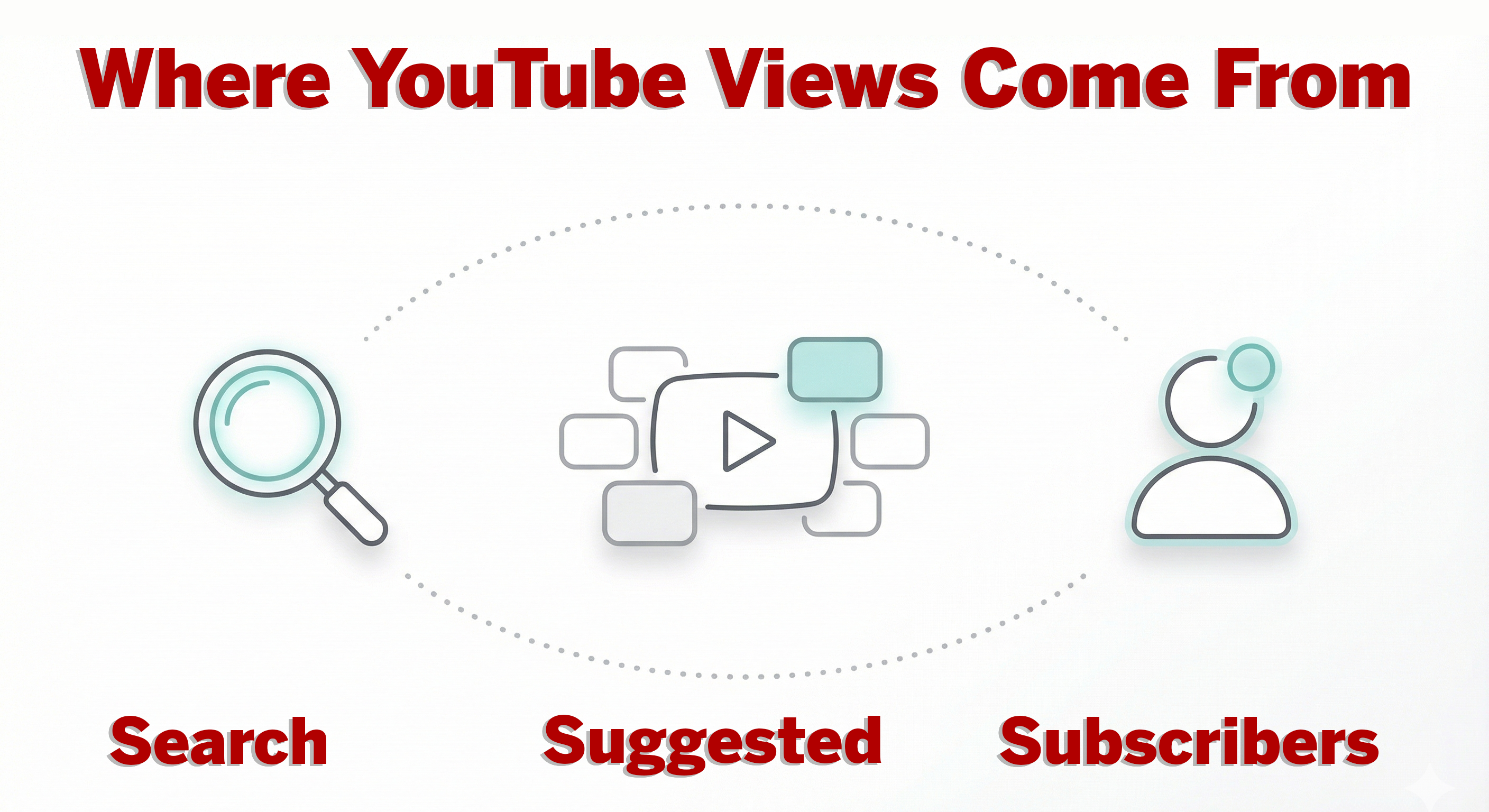 Three main ways viewers find B2B content on YouTube.
