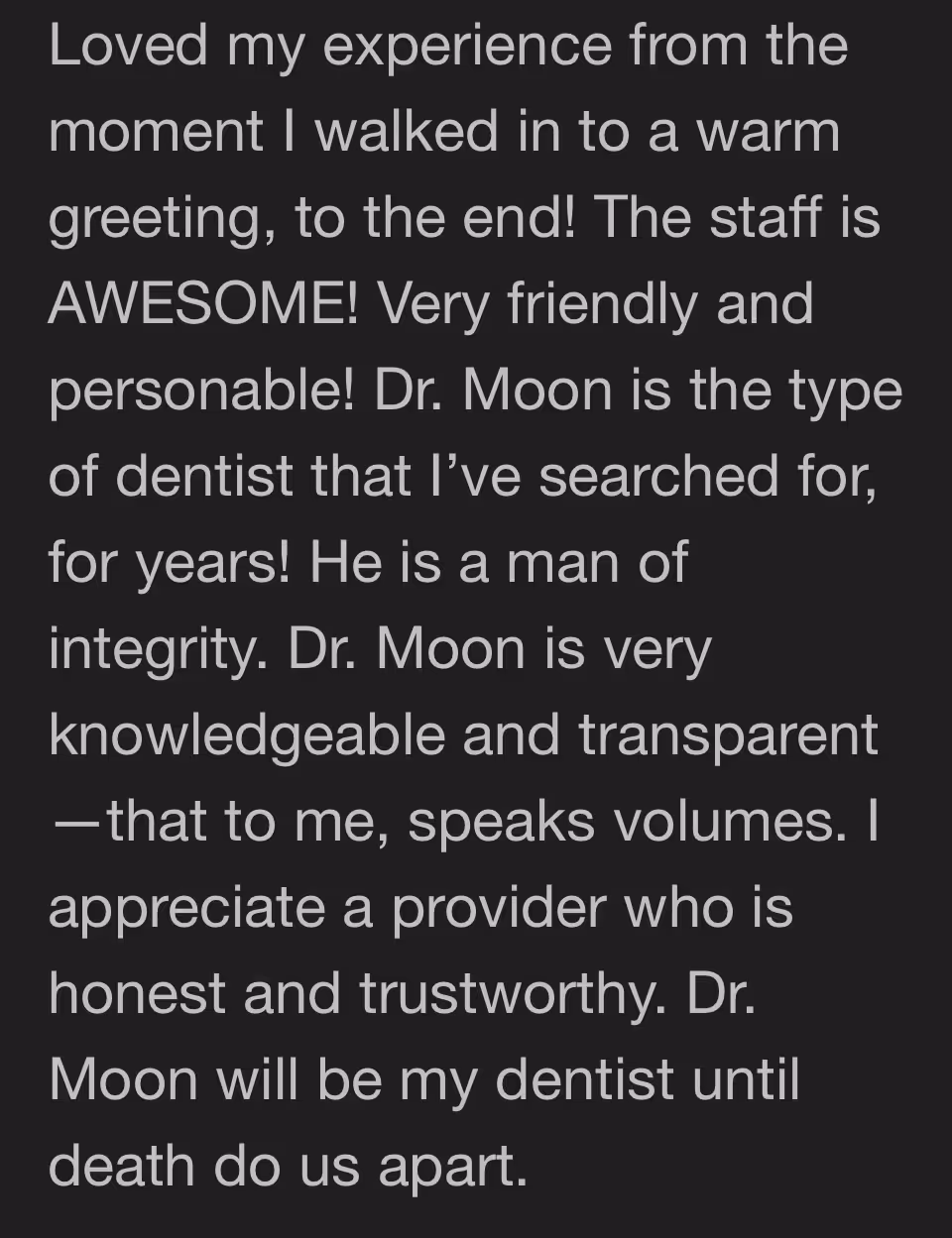 Patient reviews - Excite Dental of Laurel