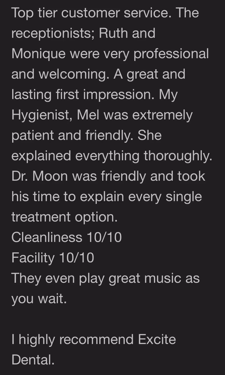 patient review