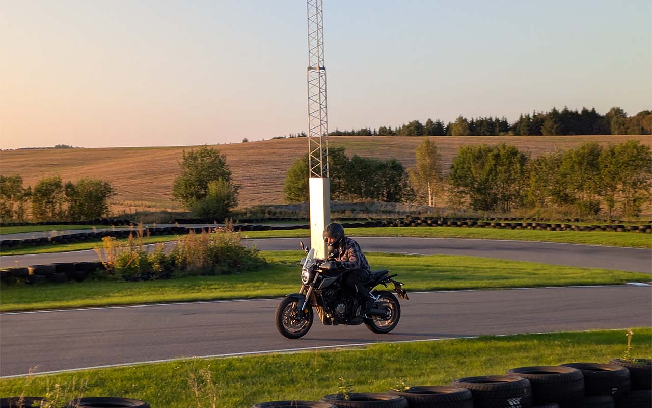 MC-elev på Trøgstad gokartbane