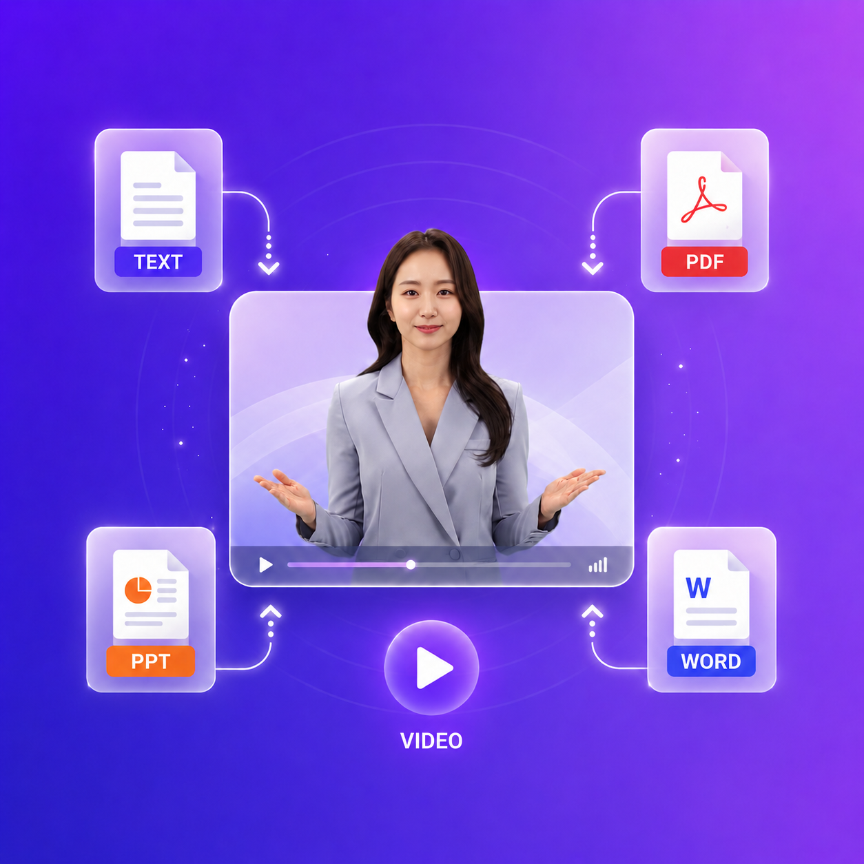 V-GEN AI 아바타 영상 제작 데모