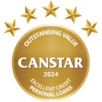 Canstar Award for Outstanding Value - Excellent Credit - Personal Loans - 2024