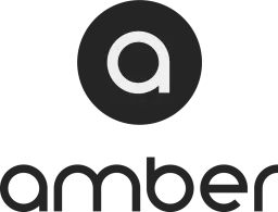 Ambition wordmark with a circular 'a' logo above it on a black background.