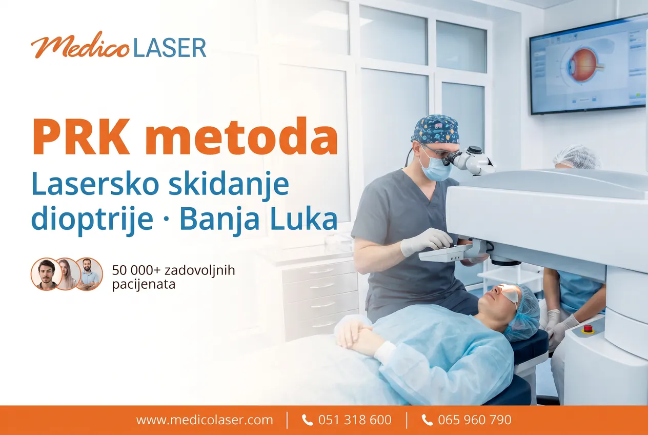 PRK metoda - Lasersko Skidanje Dioptrije u Banjoj Luci