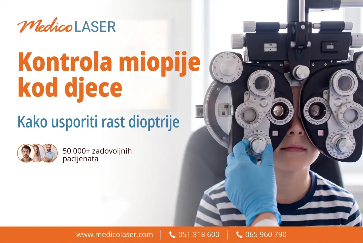 Kontrola miopije kod djece u Banjoj Luci: kako usporiti rast dioptrije