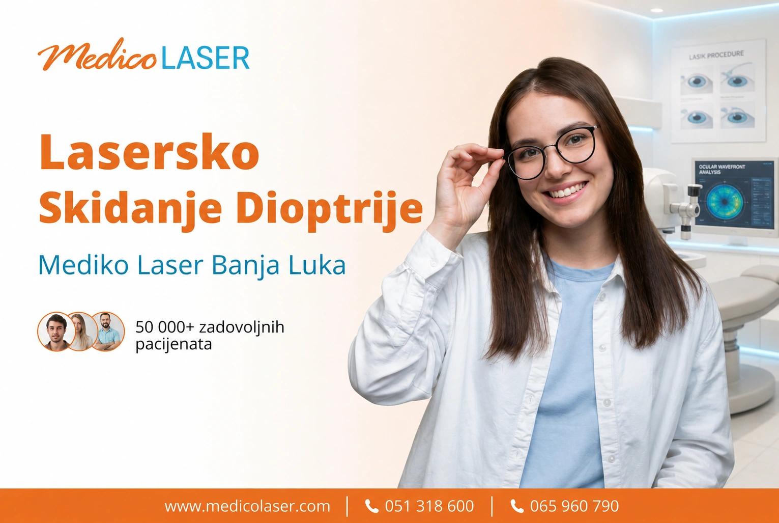 Lasersko skidanje dioptrije