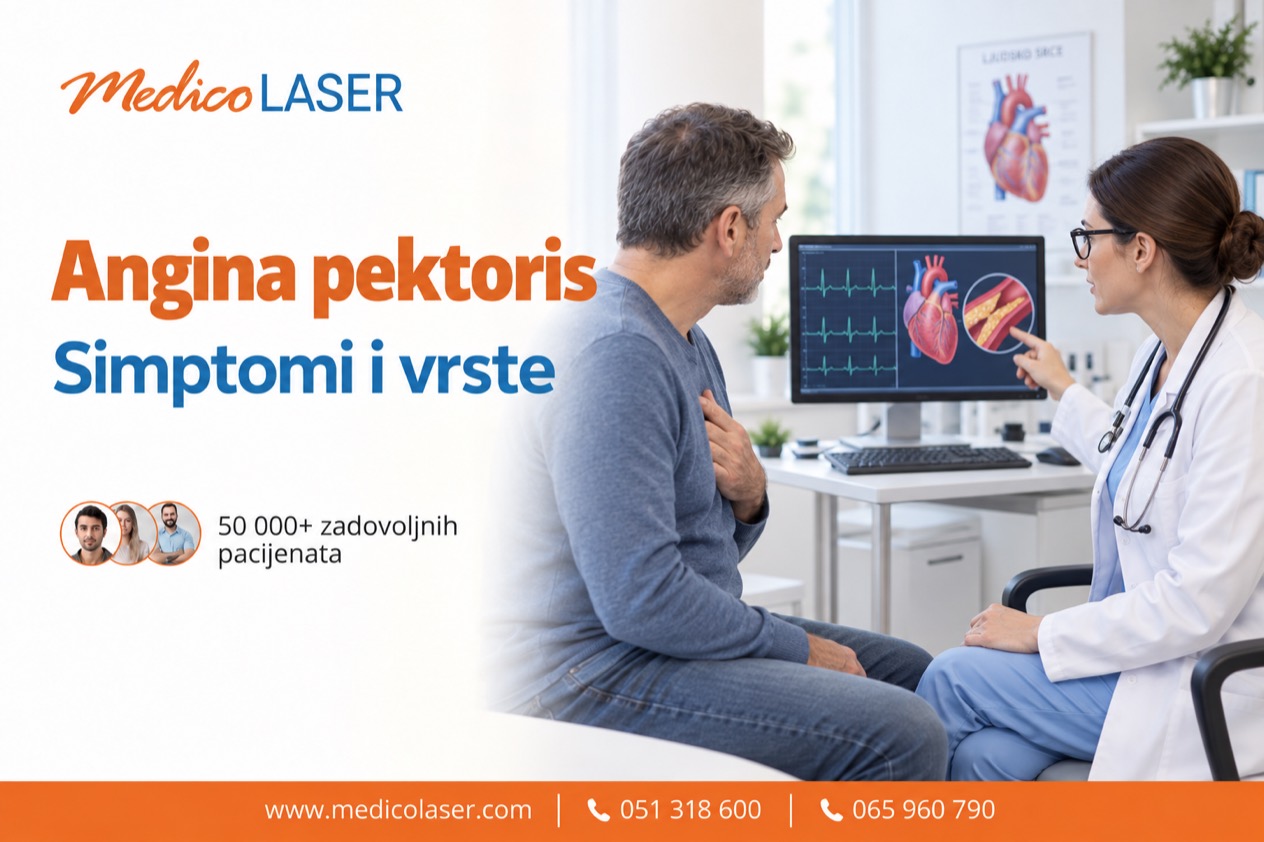 Angina pektoris - simptomi, stabilna i nestabilna angina