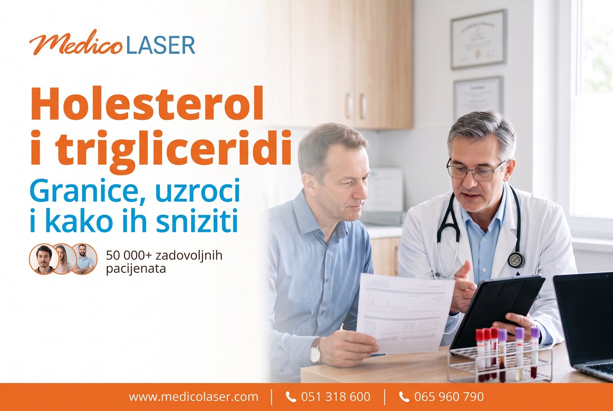 Holesterol i trigliceridi: granice, uzroci i kako ih sniziti