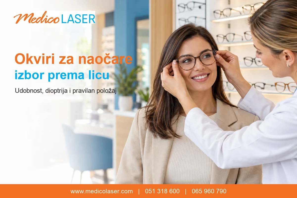 Kako izabrati okvir za naočare prema licu i dioptriji?