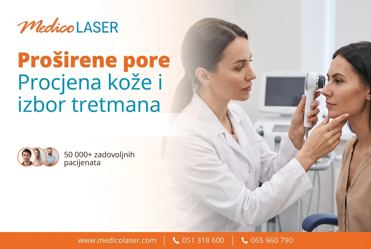 Proširene pore (uzroci i tretmani kože)