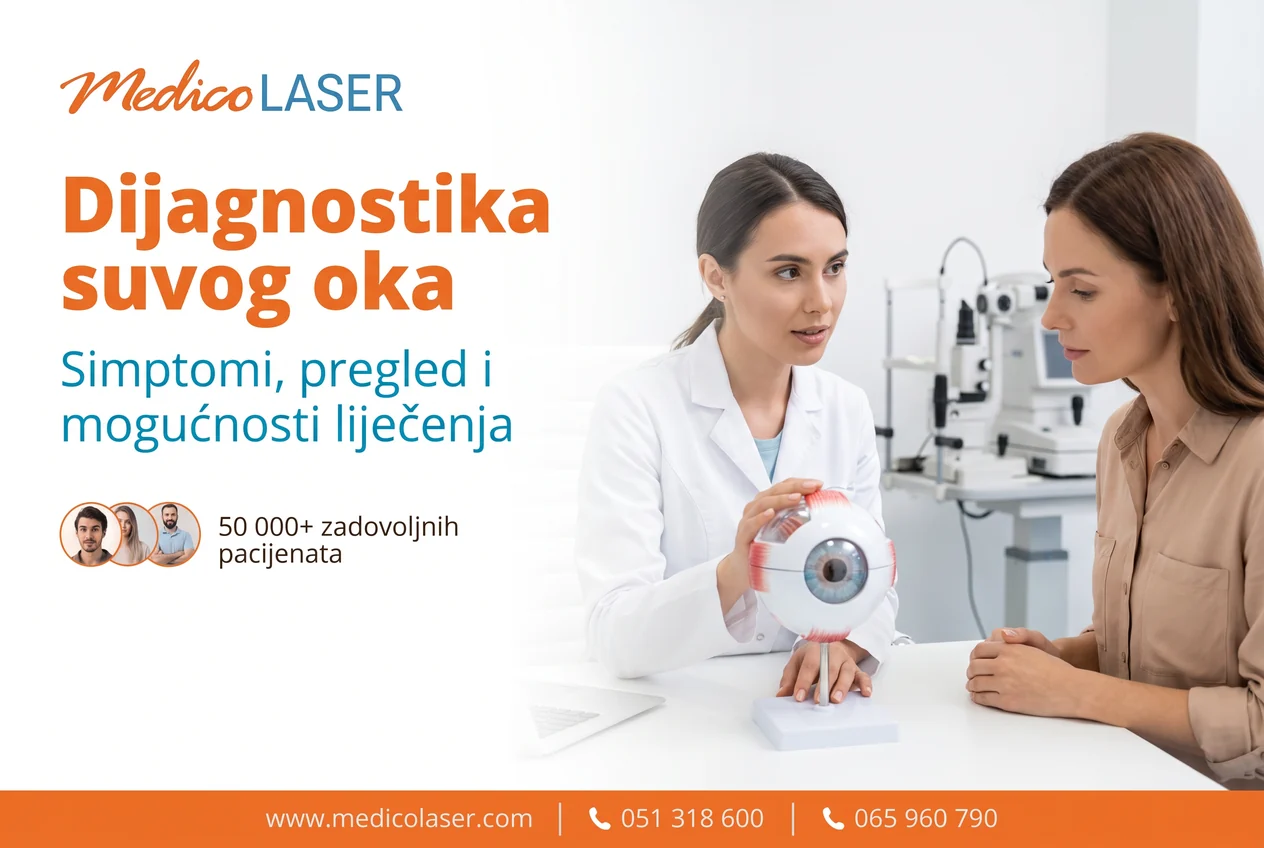 Pregled suvog oka - analiza meibomskih žlijezda na uređaju uz biomikroskop