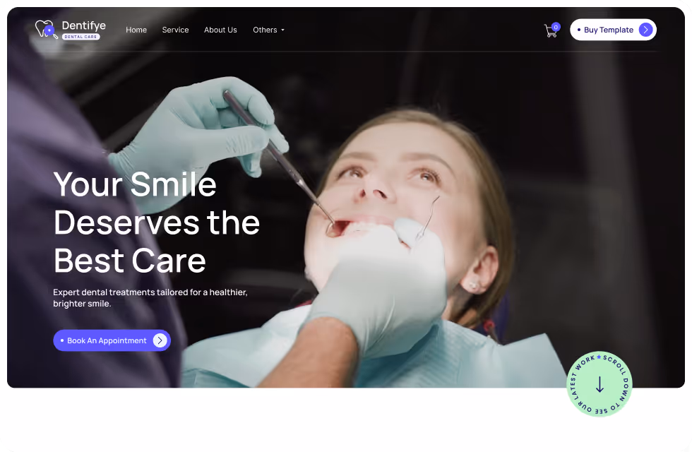 website showcase image