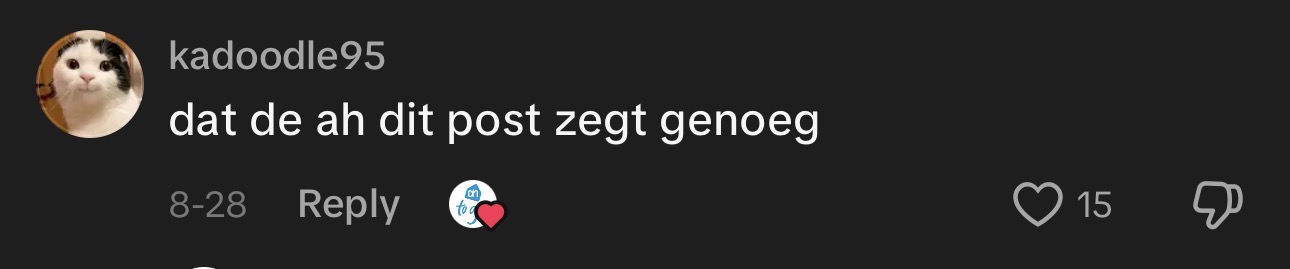 kadoodle95: dat de ah dit post zegt genoeg
