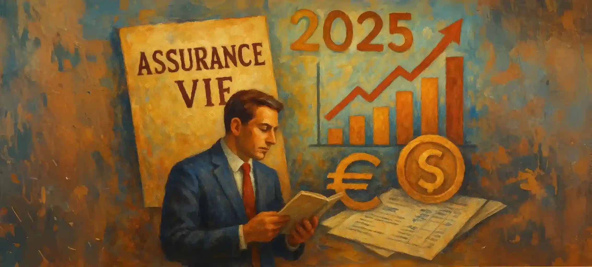 Conseiller étudiant optimisation assurance-vie 2025 avec graphique de rendement et stratégie fiscale