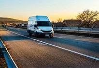 fourgonette pour le transport express de marchandise