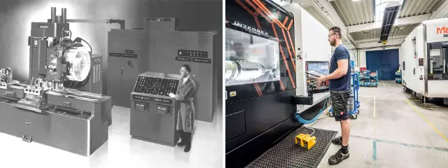 A CNC machine.