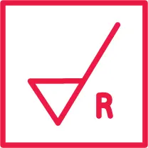 Symbol for approx radial