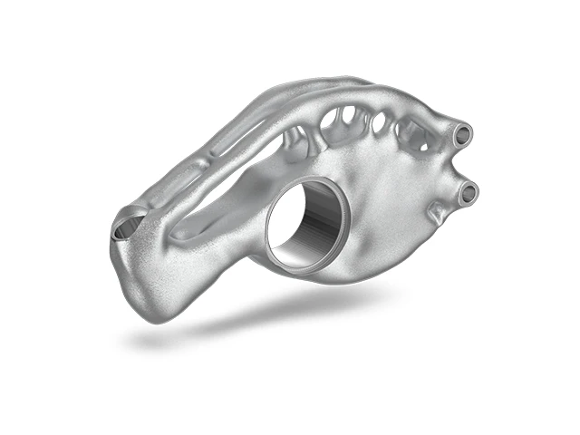A metal object with holes.