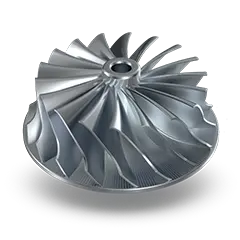 A large metal object on a white background