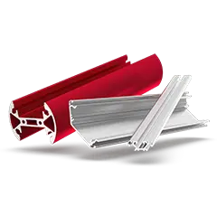 A pair of red and white gutter gutter gutter gutter gutter