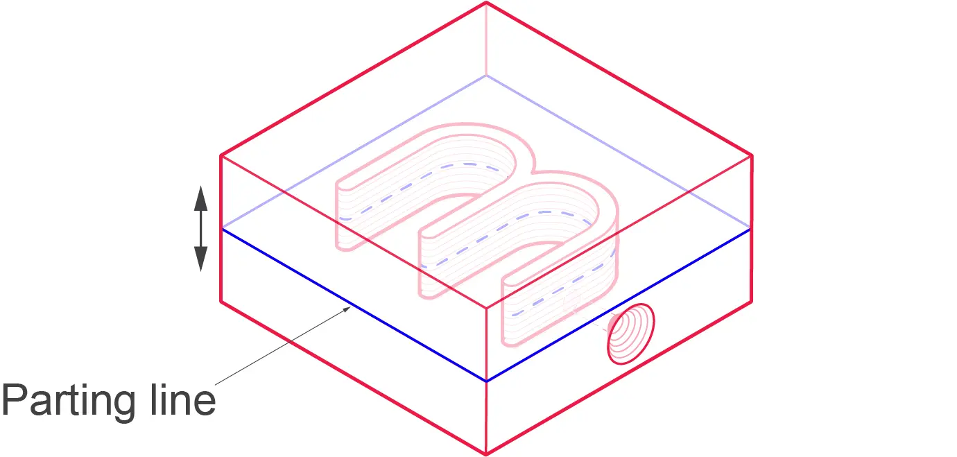 A drawing of a part of a part of a part of a part of a