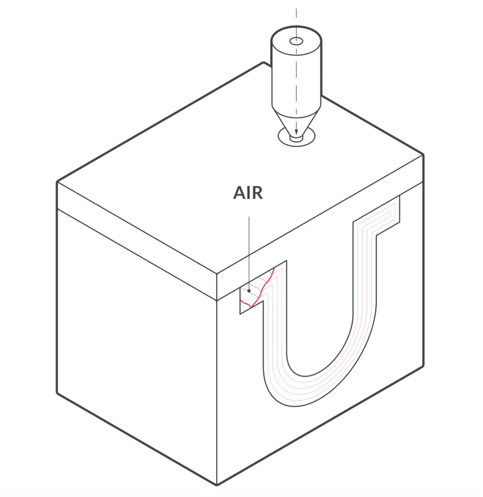 injection moulding short shot with mold