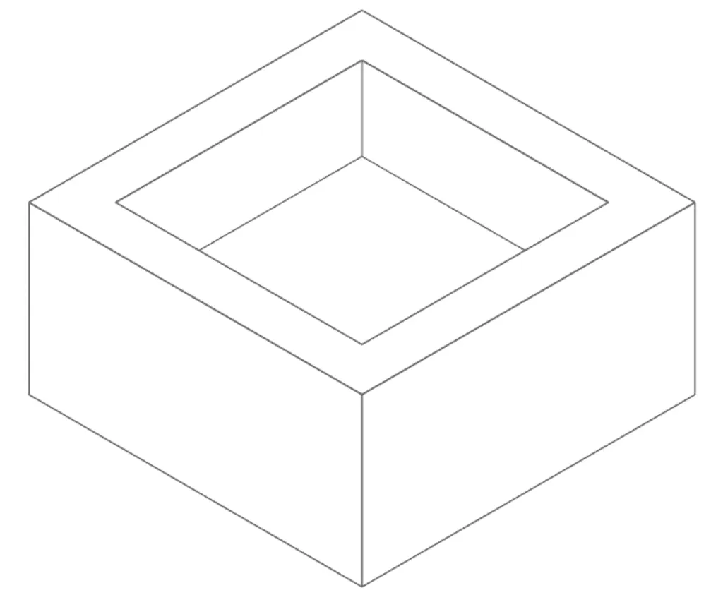 CNC part square corners