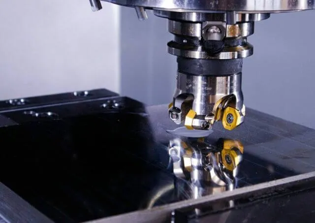 A close-up of precision machining.