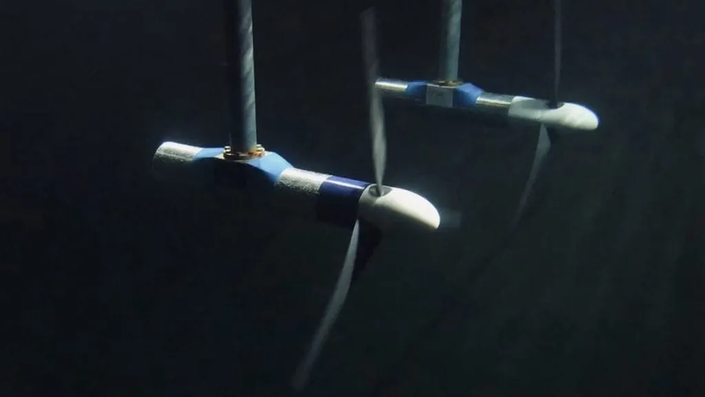 cnc machined tidal turbines under water