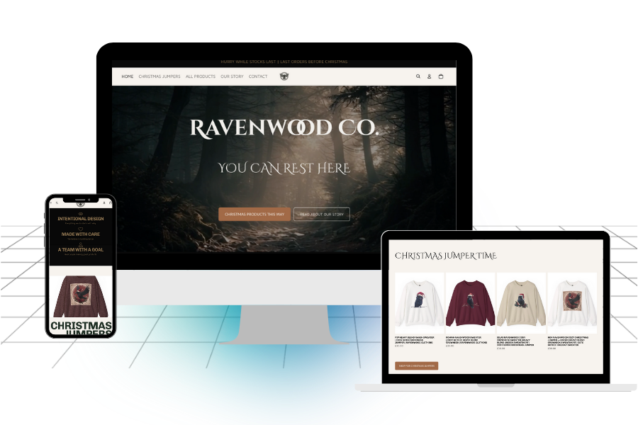 Jorvik Web Dev Hero Image showing responsive design