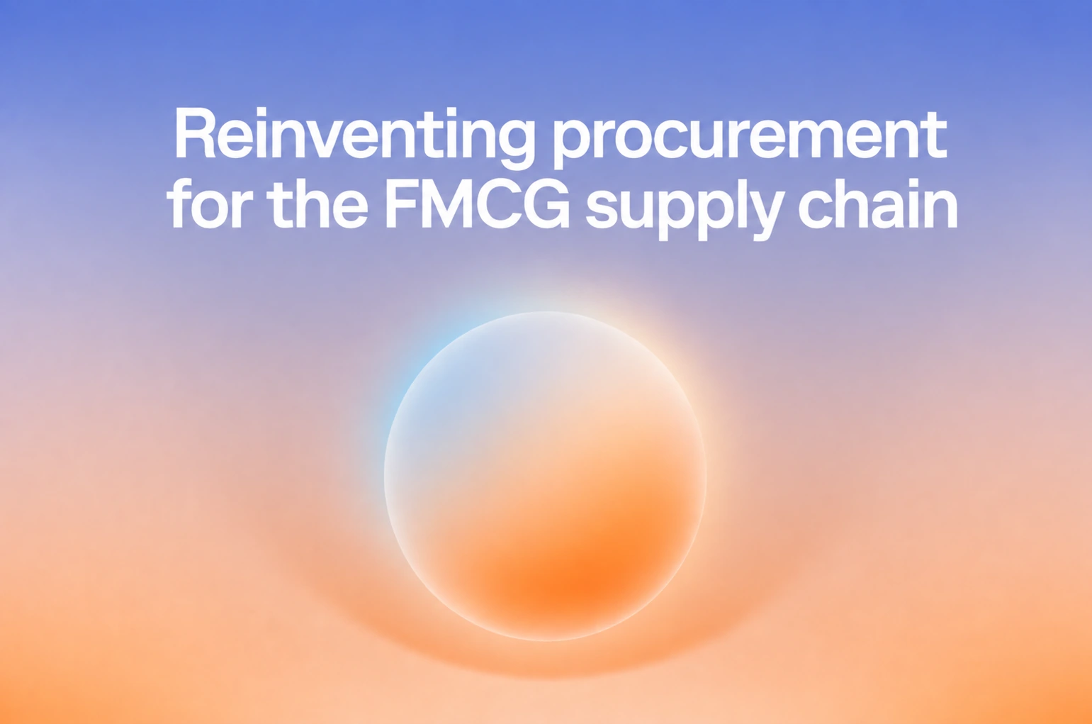Reinventing procurement for the FMCG supply chain — Aerchain cover art