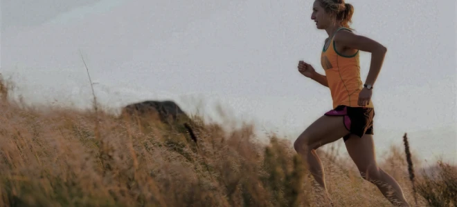 Runner on a trail