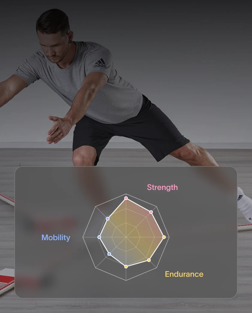 Balance board movement screen