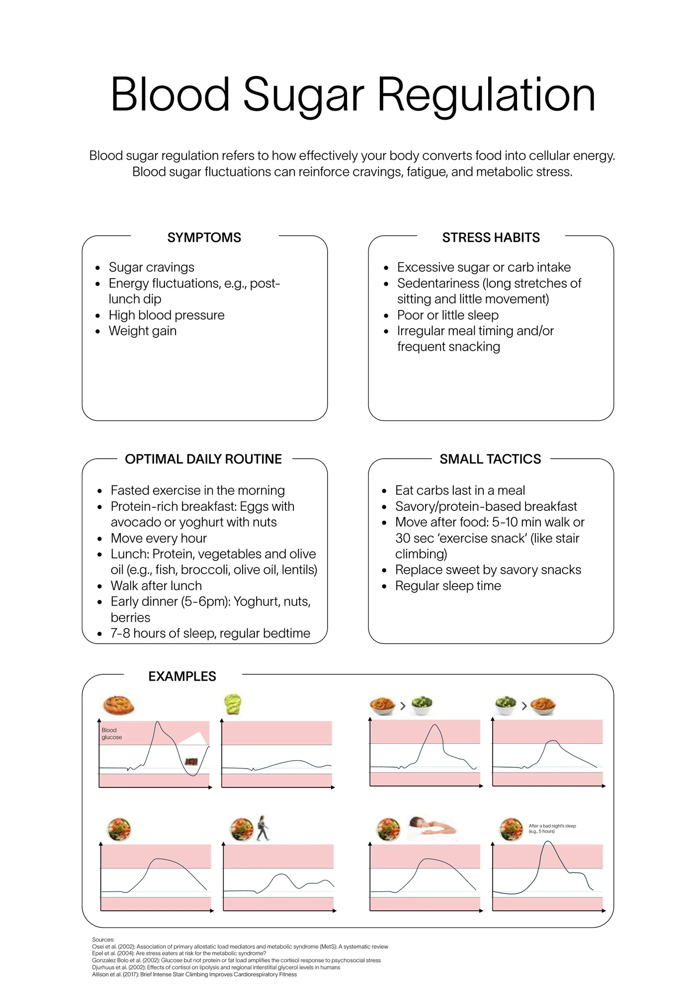 Energieleck-Poster: Blutzuckerregulation