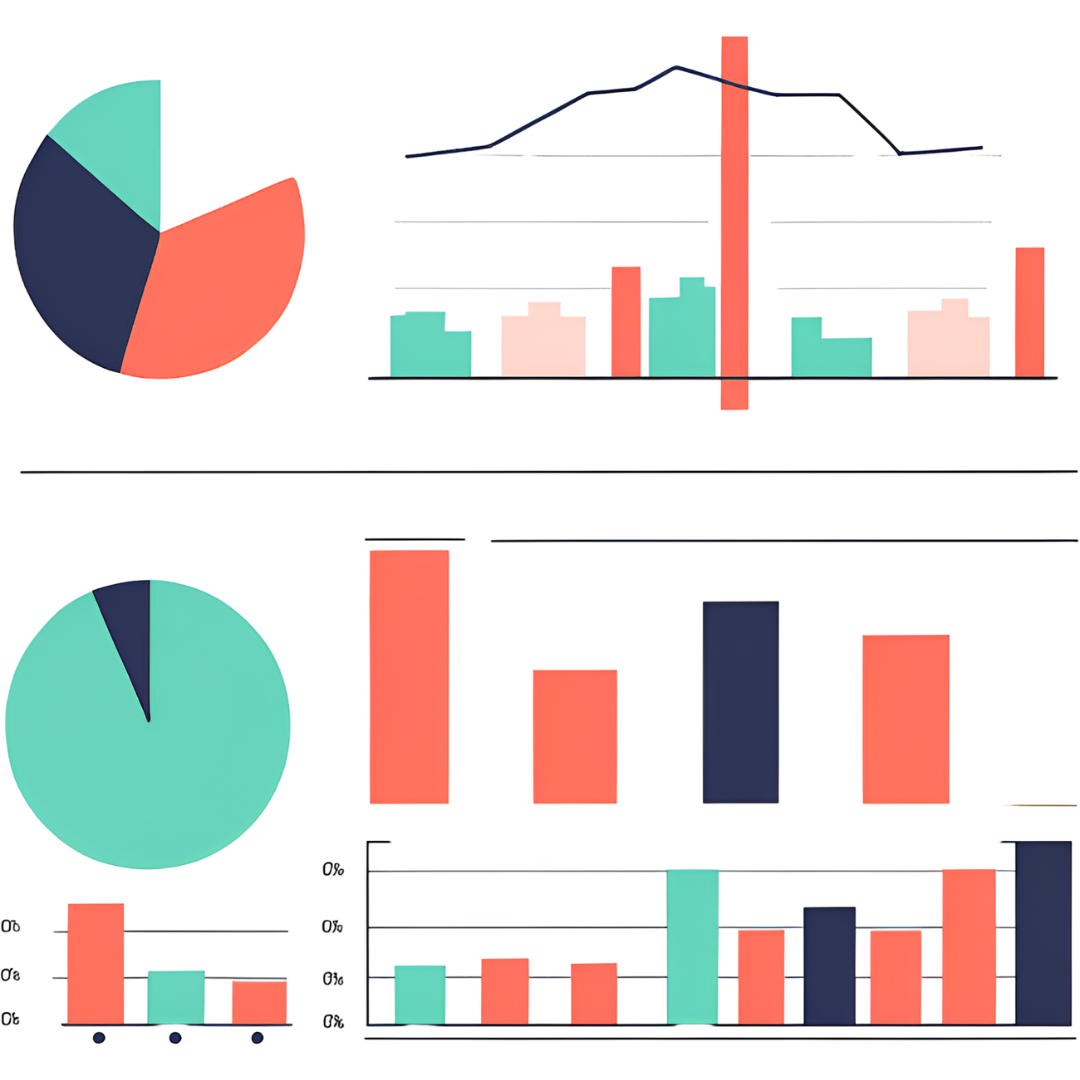 Pie Charts, Bar Graphs and Line Graphs