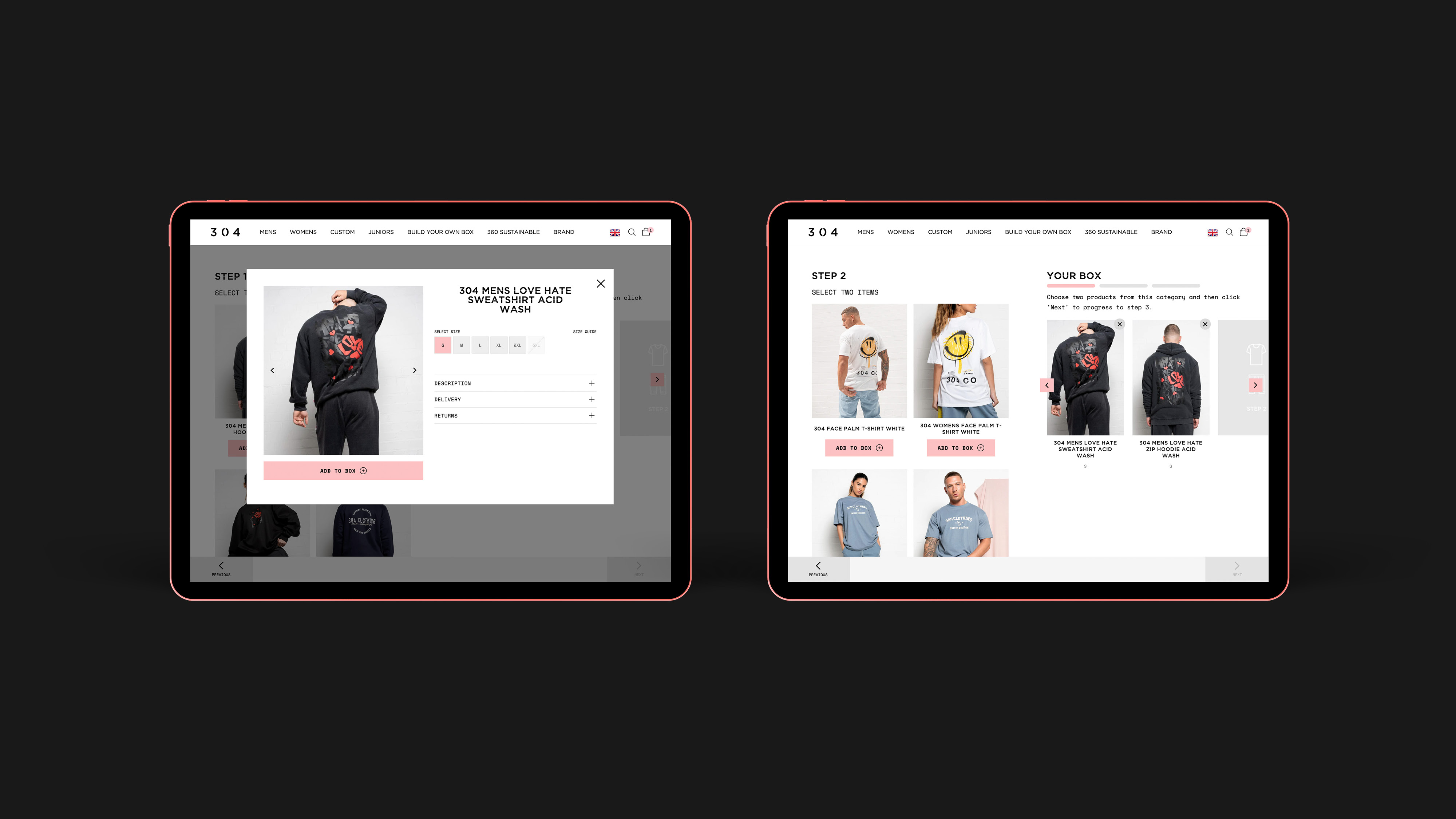 304 Clothing Custom Shopify Functionality