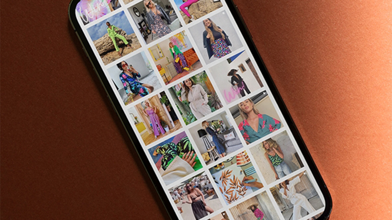 Dancing Leopard Shopify Website on a Mobile phone