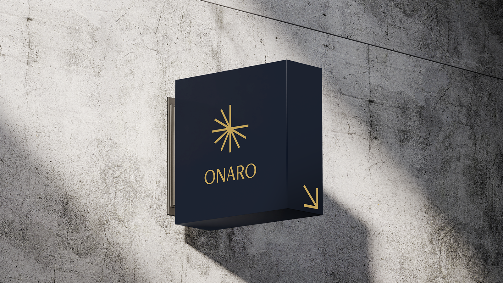 Onaro logo on a sign