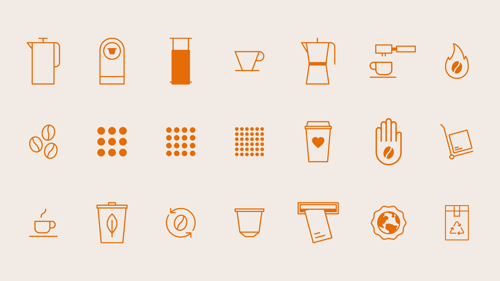 Volcano Coffee Works Shopify Website Icons