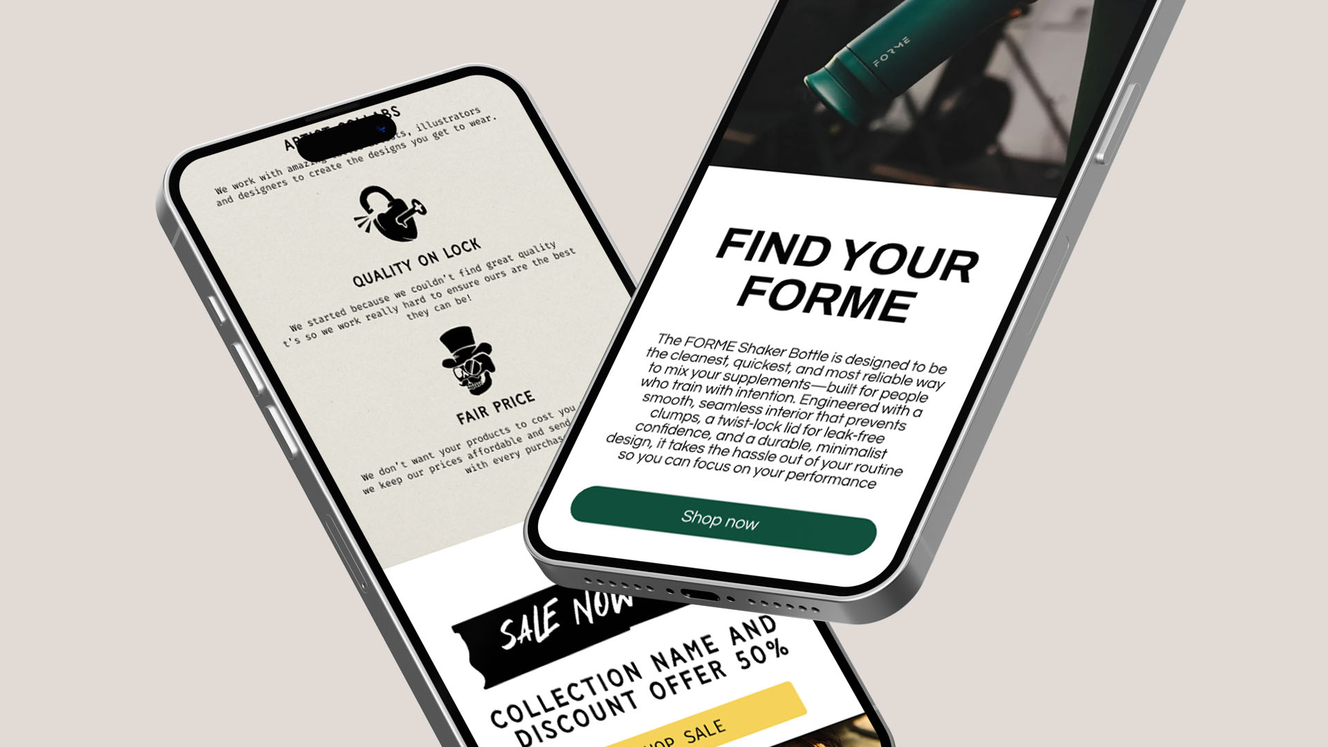 Email marketing campaign for an ecommerce brand