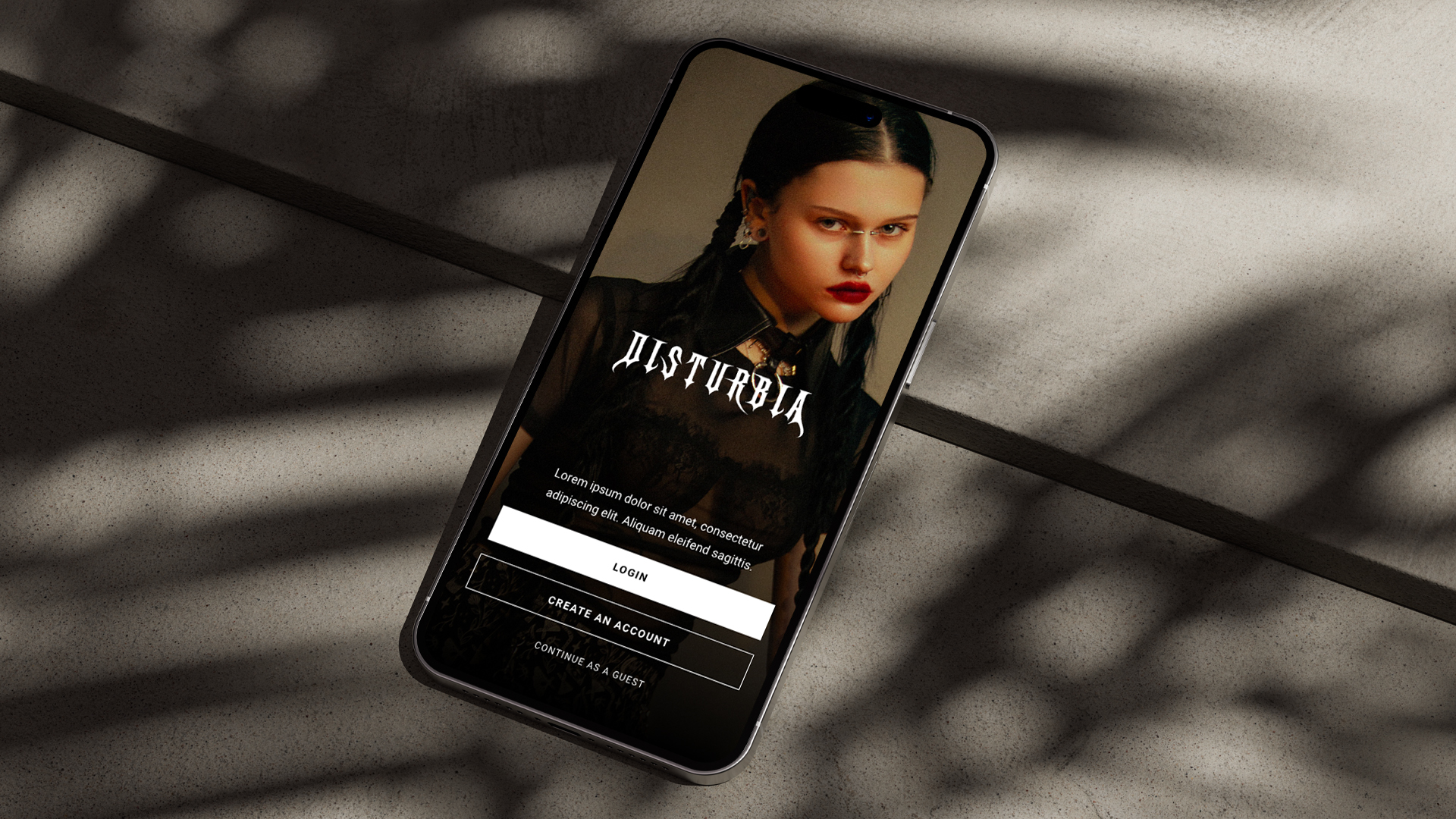 Shopify mobile app interface on a smartphone