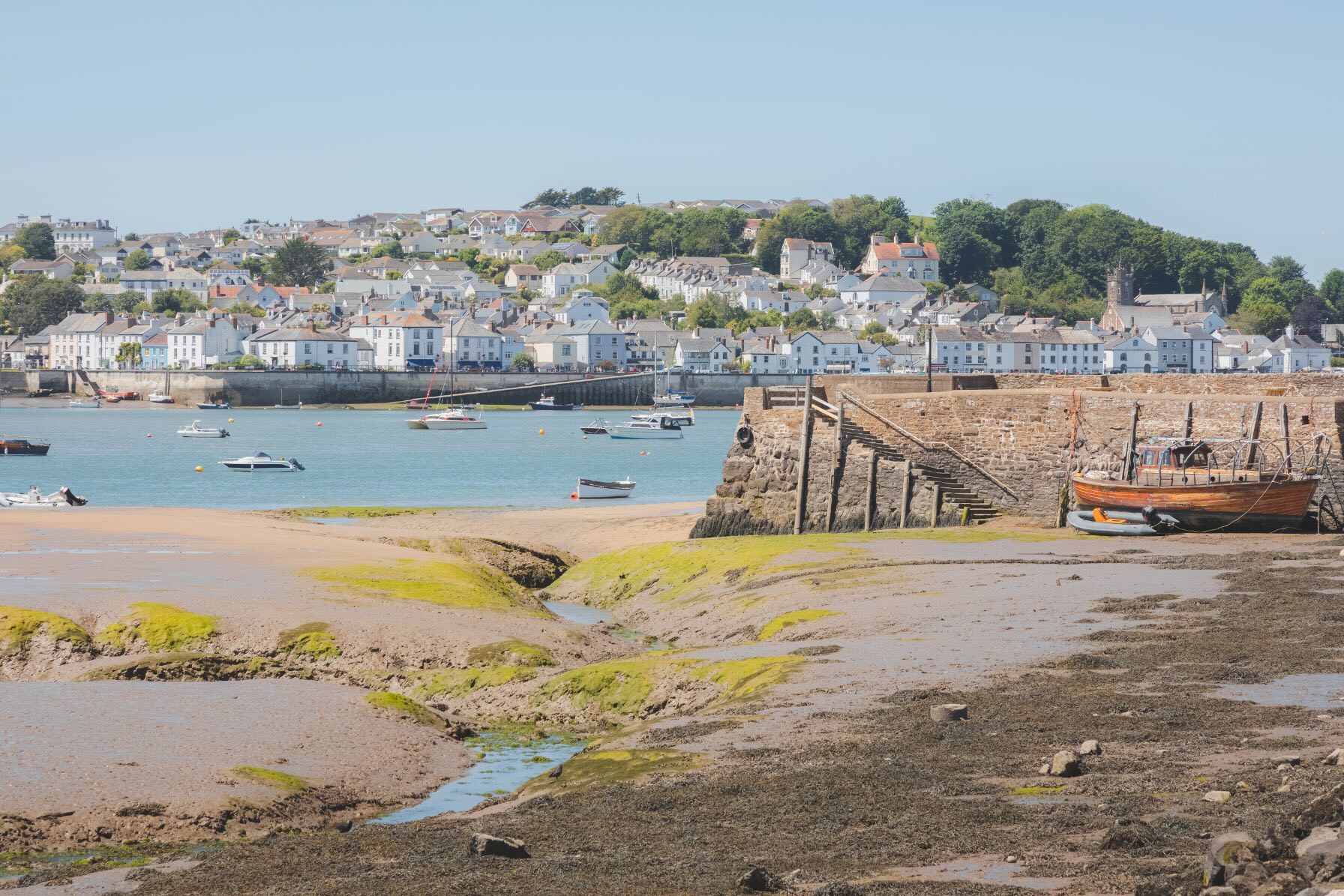 View of Instow taken from the beach