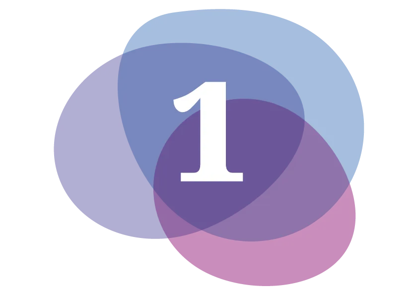 Nummer 1 - farbig wie das Logo