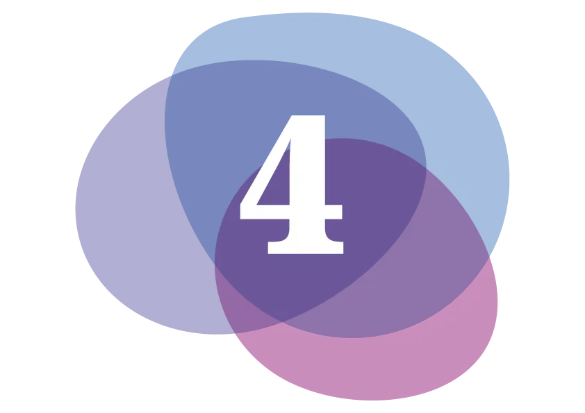 Nummer 4 - farbig wie das Logo